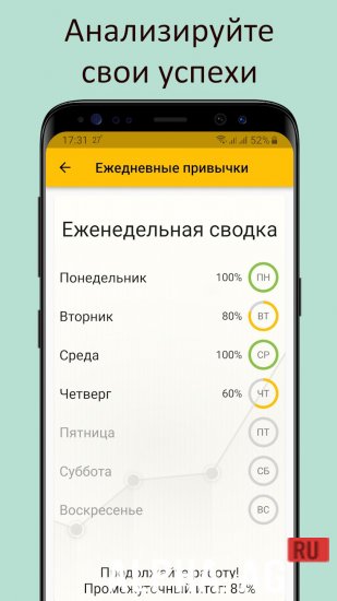 Трекер ежедневных действий screenshot 5