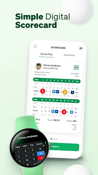 Golf GameBook screenshot 1