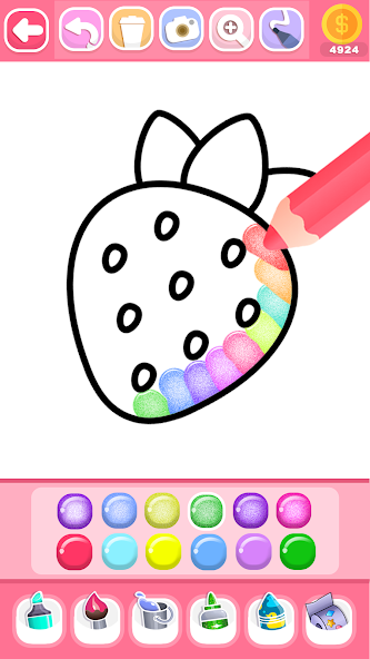 Fruit Coloring Book