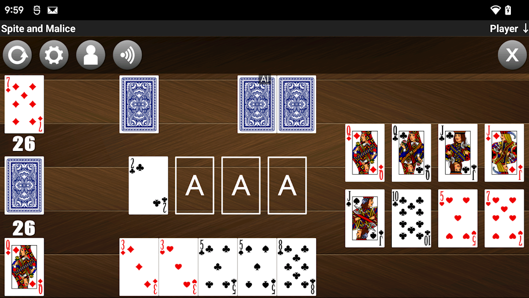 Spite and Malice screenshot 2