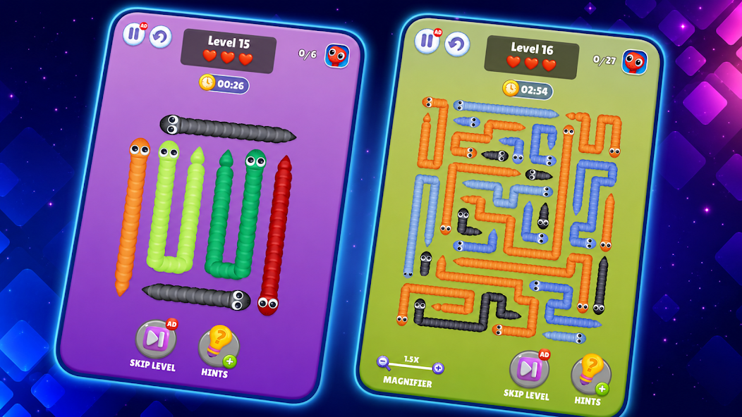 Snakely : Snake Puzzles Maze screenshot 3