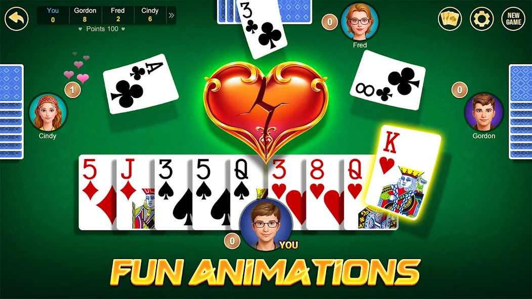 Hearts screenshot 3