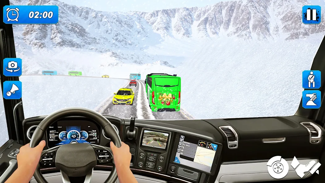 Snow Bus Simulator screenshot 1