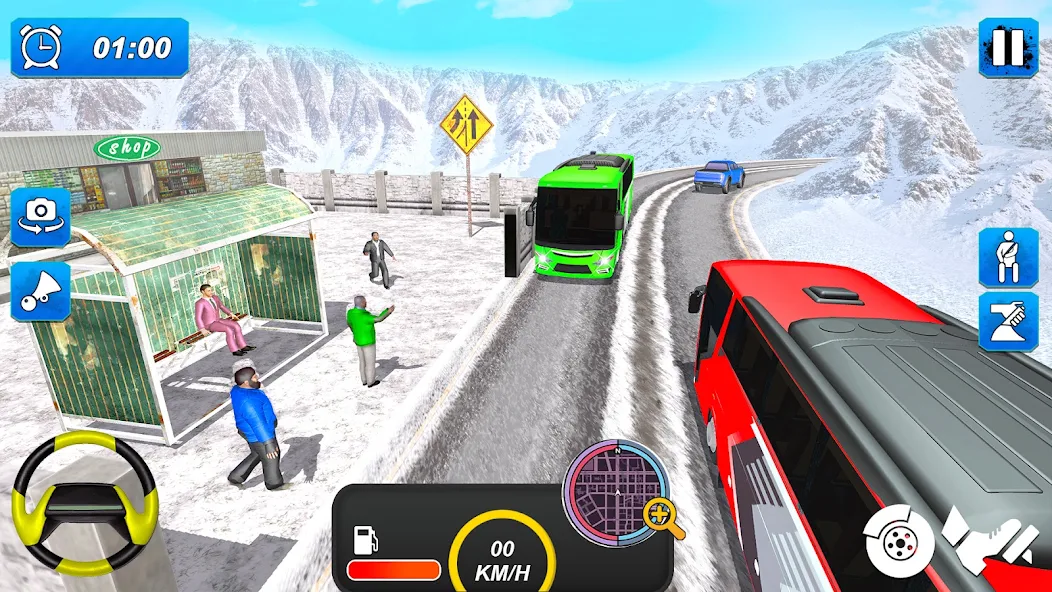 Snow Bus Simulator screenshot 2