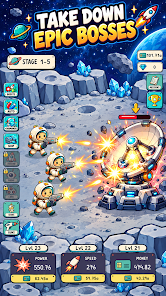 Idle Space Shooter: RPG Gunner screenshot 5