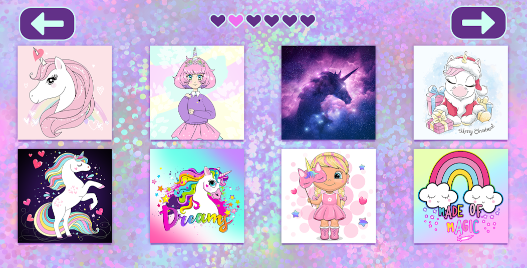 Unicorn Puzzles screenshot 2