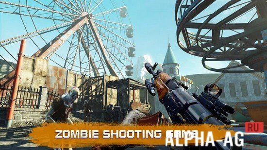 Взломанный DEAD Zombie Shooter screenshot 2