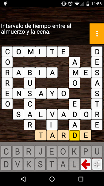 CrossWords (Spanish) screenshot 1