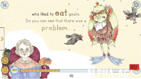 Взломанная Bedtime stories with grandma 1 screenshot 4