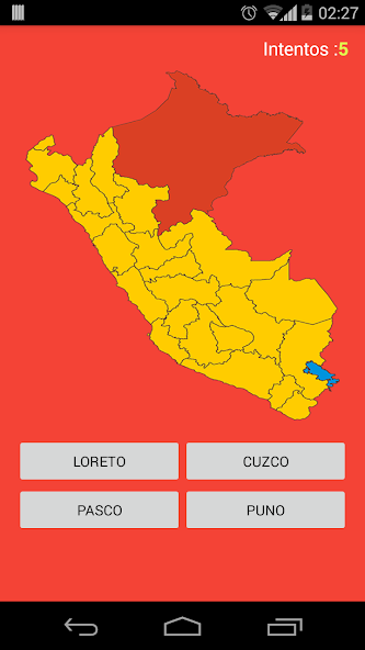 Departamentos del Perú screenshot 1