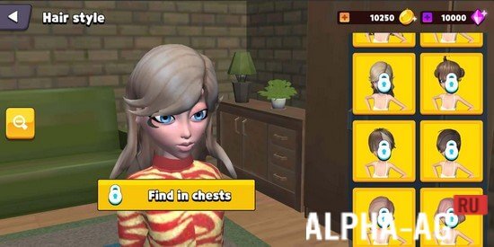 Взломанный Virtual Girl's Life: Dream Home Builder screenshot 2