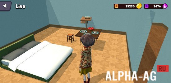 Взломанный Virtual Girl's Life: Dream Home Builder screenshot 4