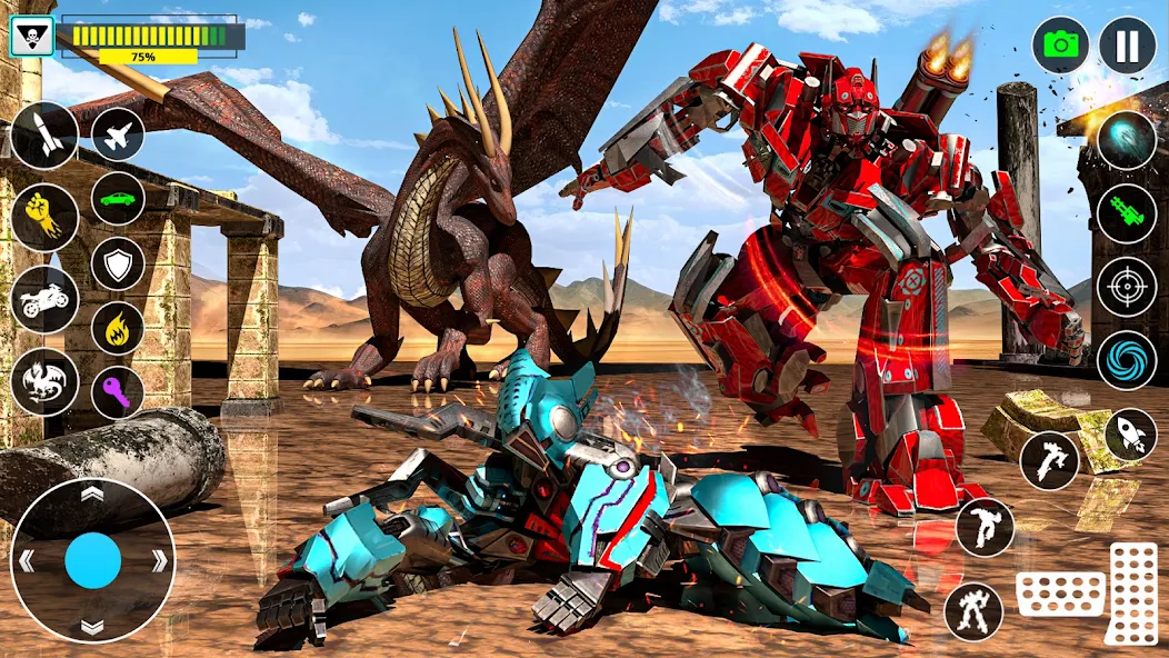 Robot Transform Car Robot Game screenshot 5