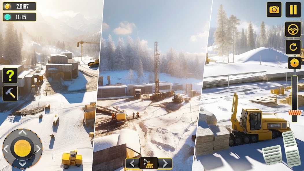 Snow Heavy Construction Game screenshot 4