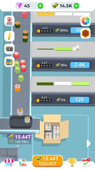 Idle Sushi Factory screenshot 1
