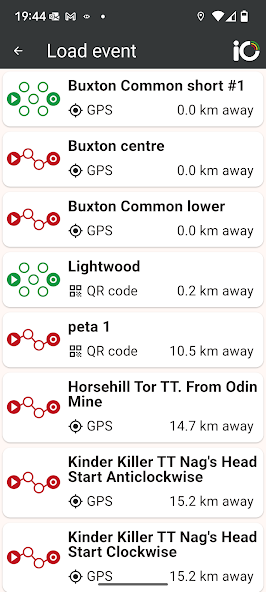 iOrienteering screenshot 2