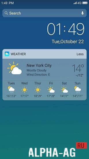 X Launcher: с OS13 Стиль Тема и Центр управления screenshot 5