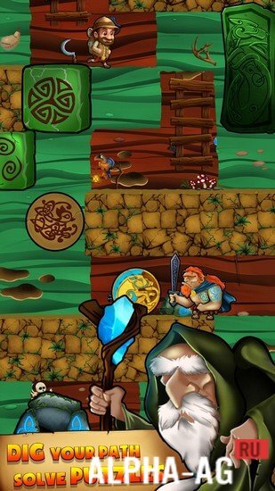 Взломанный Diggy Loot: Treasure Hunt Adve screenshot 5