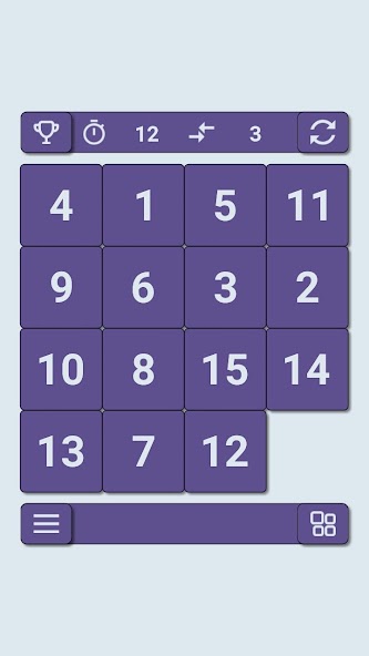 15-puzzle screenshot 3