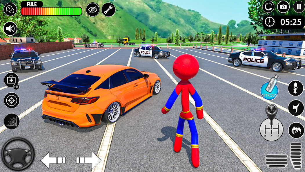 Stickman Rope hero Games