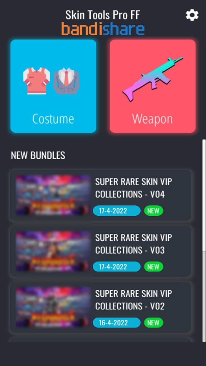 Tải Skin Tools VIP FF