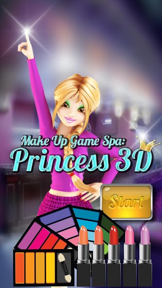Make Up Games Spa Princess 3D