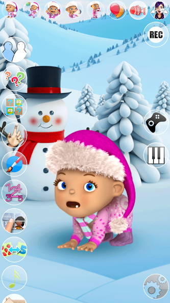 Talking Baby Babsy Winter Fun screenshot 3