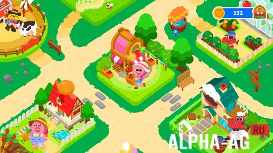 Взломанная Cocobi Farm Town screenshot 2