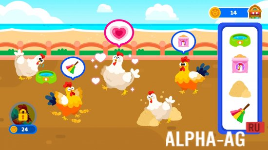 Взломанная Cocobi Farm Town screenshot 4