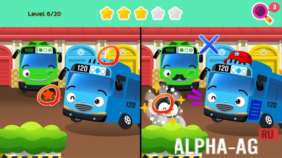 Взломанная Tayo Coloring & Games screenshot 3