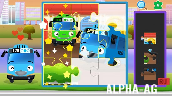 Взломанная Tayo Coloring & Games screenshot 4
