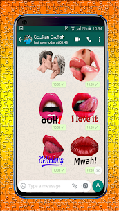 ملصقات بوس شفايف screenshot 1