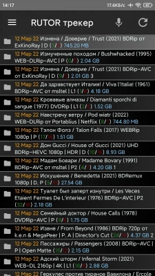 Rutor Client screenshot 4
