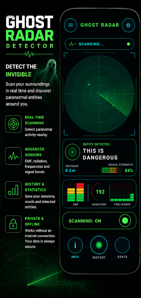 Radar Detector de Fantasmas