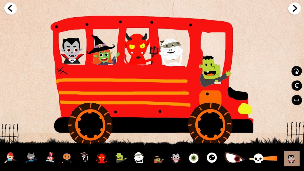 Halloween Car:Draw & Race for KidsToddlers-child