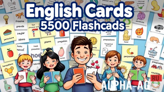 English Cards: 5500 Flashcards