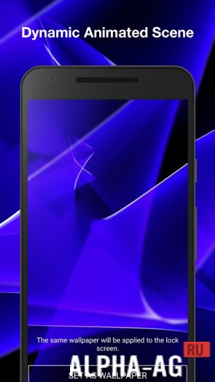 Blue Live Wallpaper screenshot 3