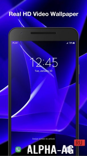 Blue Live Wallpaper screenshot 4