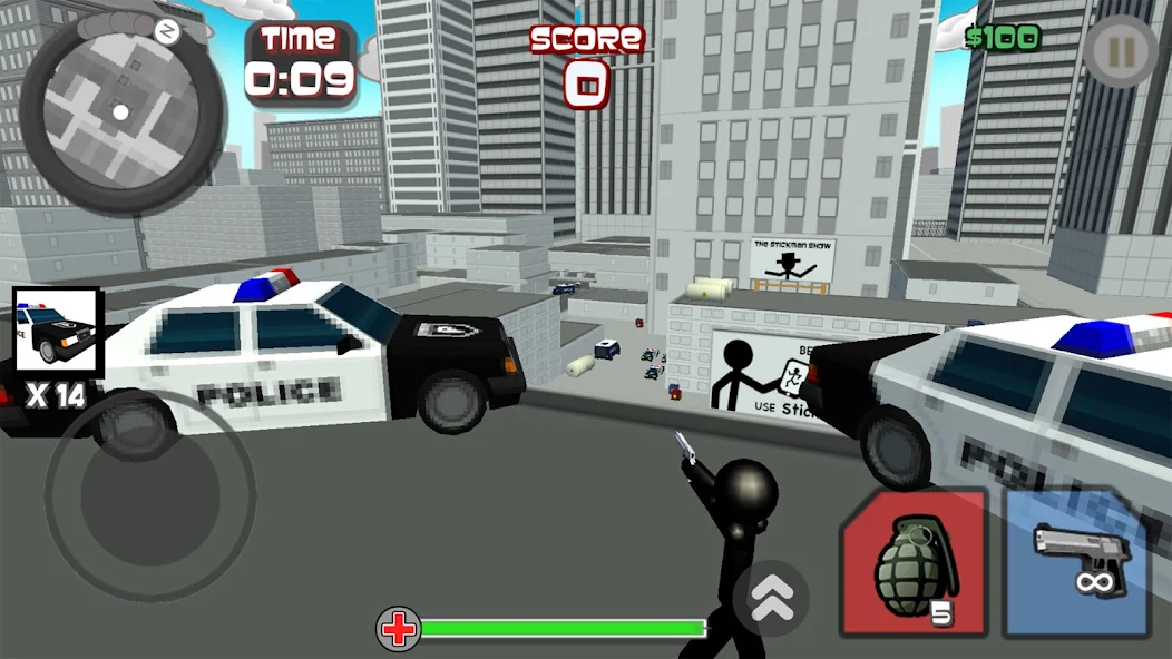 Stickman City Shooting 3D screenshot 4