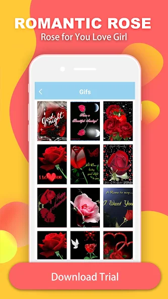 Love Rose GIF Stickers screenshot 2