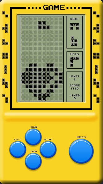 Classic Brick Game Screenshot 1