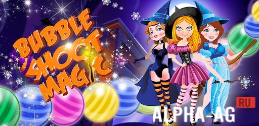 Взломанная Bubble Shooter Magic Games screenshot 1