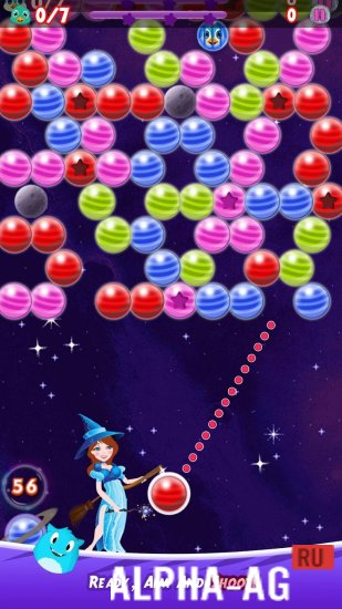 Взломанная Bubble Shooter Magic Games screenshot 5