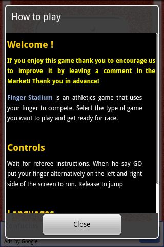 Finger Stadium Screenshot 5