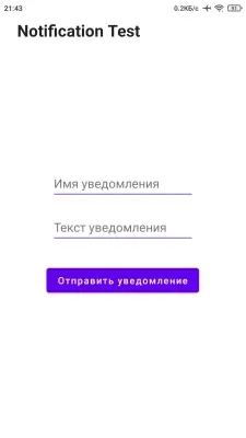 Notification Test screenshot 2