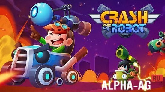 Взломанный Crash of Robot screenshot 1