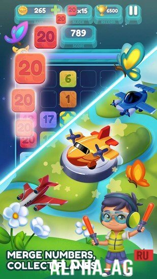 Merge Numbers: Planes Story screenshot 3