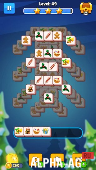 Pождество игра: Xmas Mahjong screenshot 5