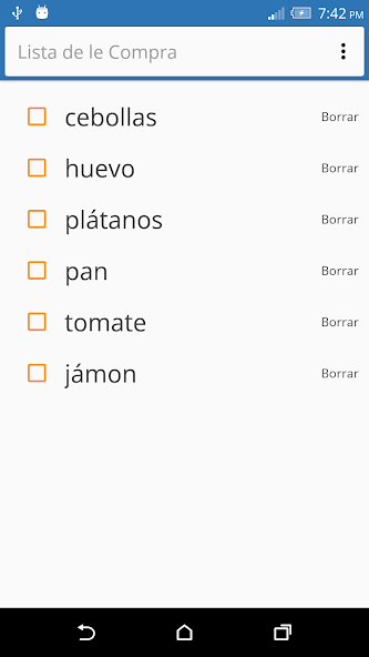 Lista de la Compra