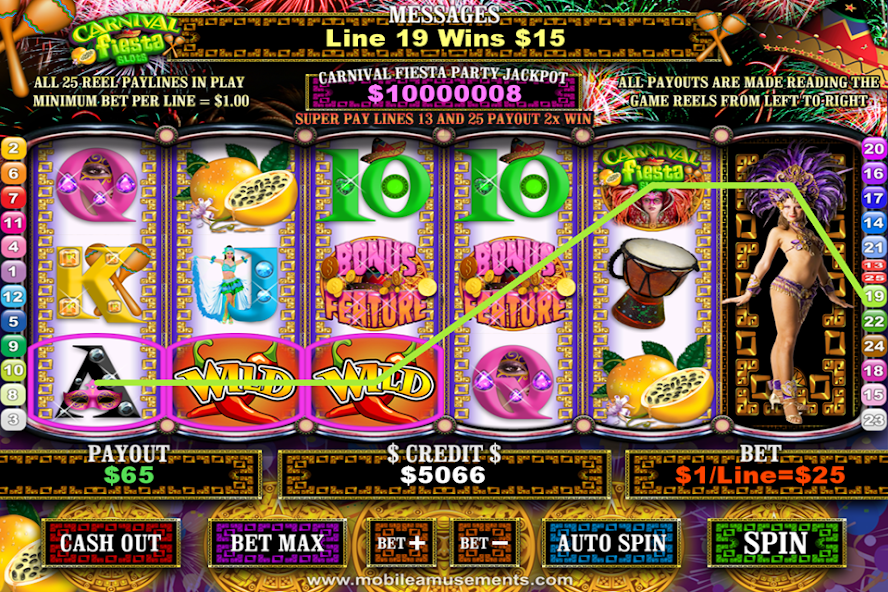 Carnival Fiesta Slots screenshot 2